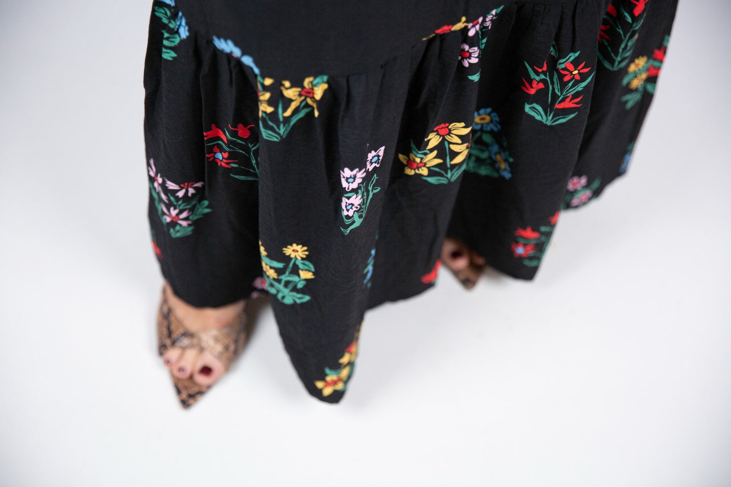 Compania fantastica vestito lungo floreale
