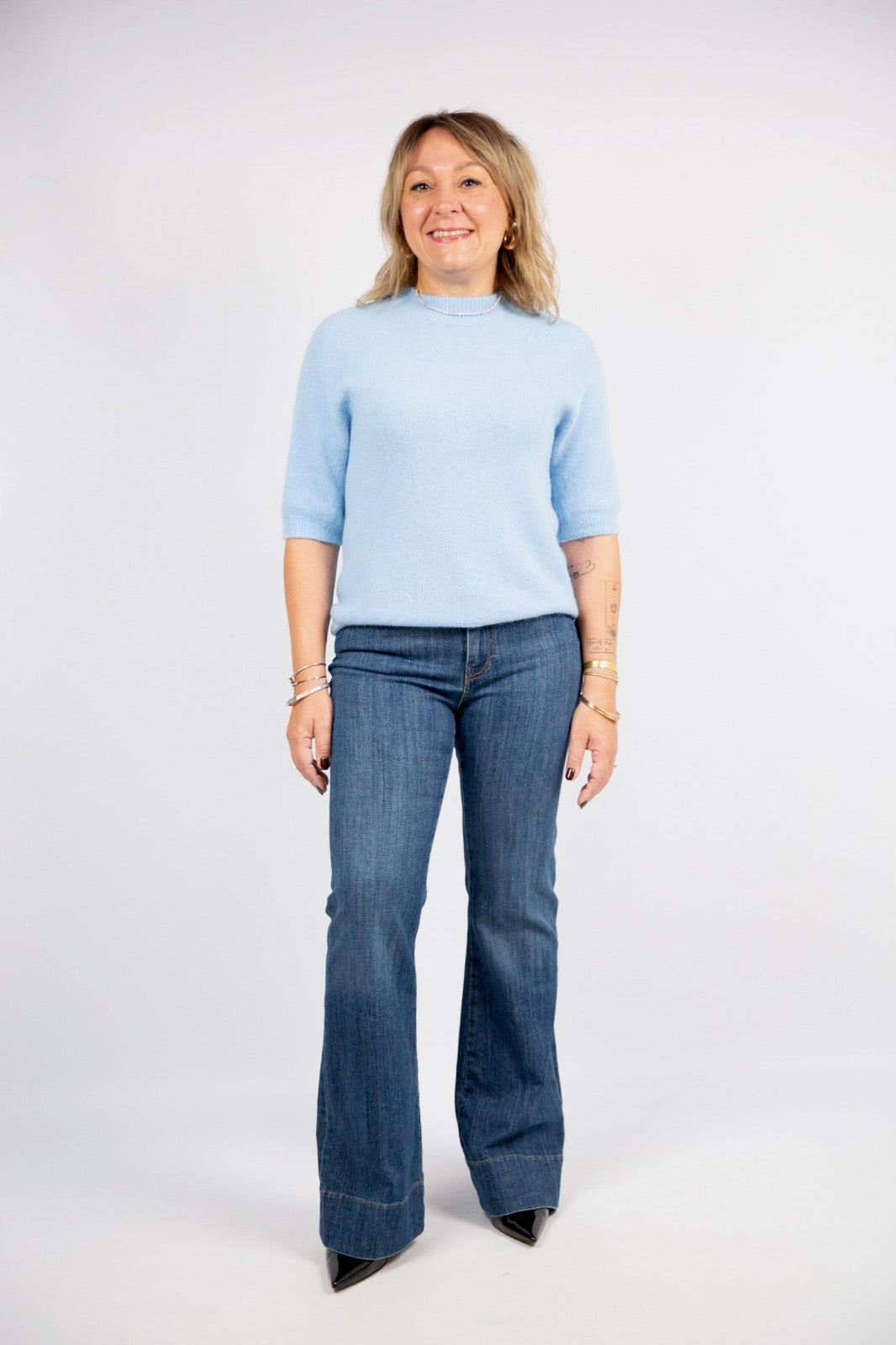 Spazio Sand maglia alpaca