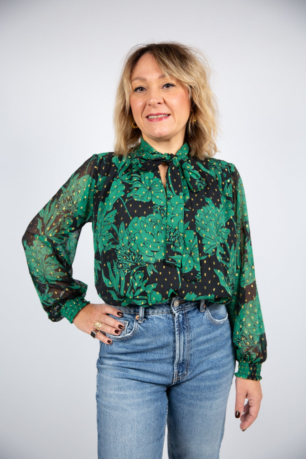 Wild pony blusa fantasia con fiocco