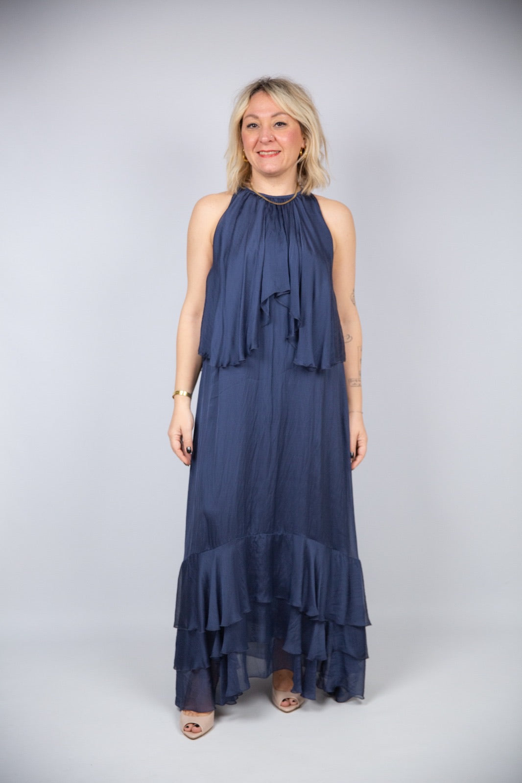 Kaos Vestito lungo blu