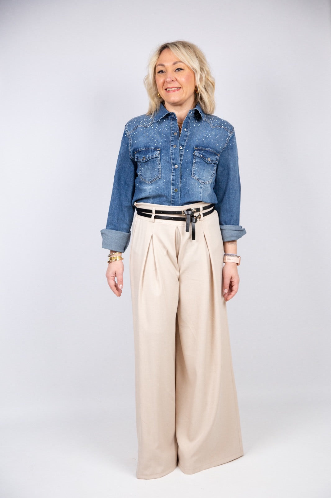 Atelier55 Pantalone con pinces