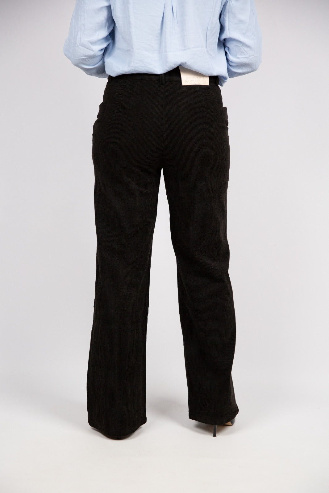 Compania fantastica pantalone in velluto nero