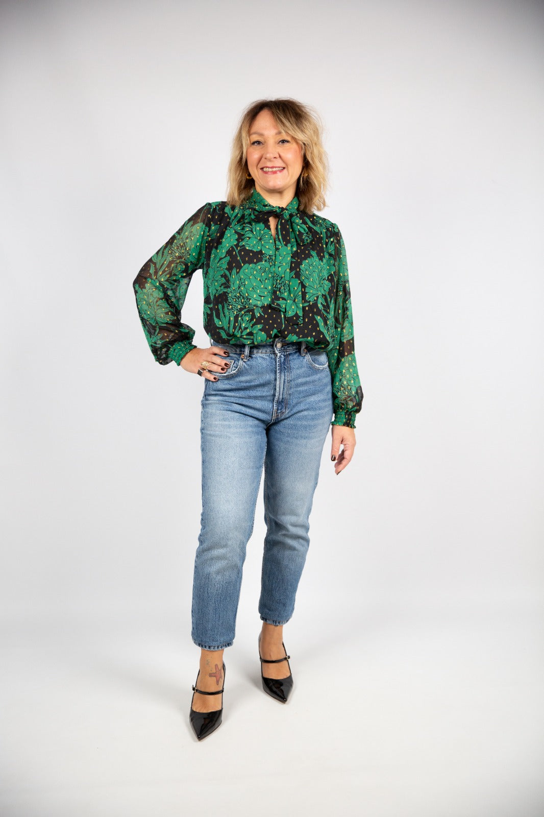 Wild pony blusa fantasia con fiocco