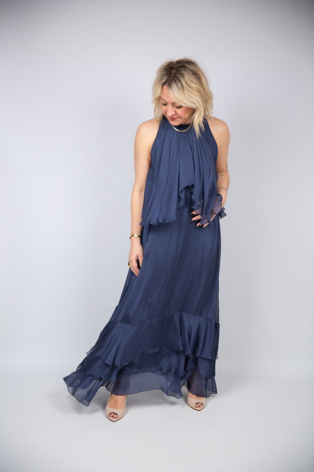 Kaos Vestito lungo blu