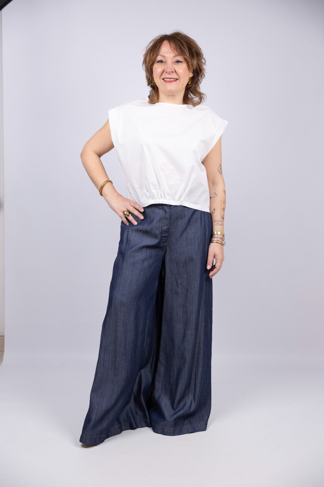 Kaos blusa in cotone