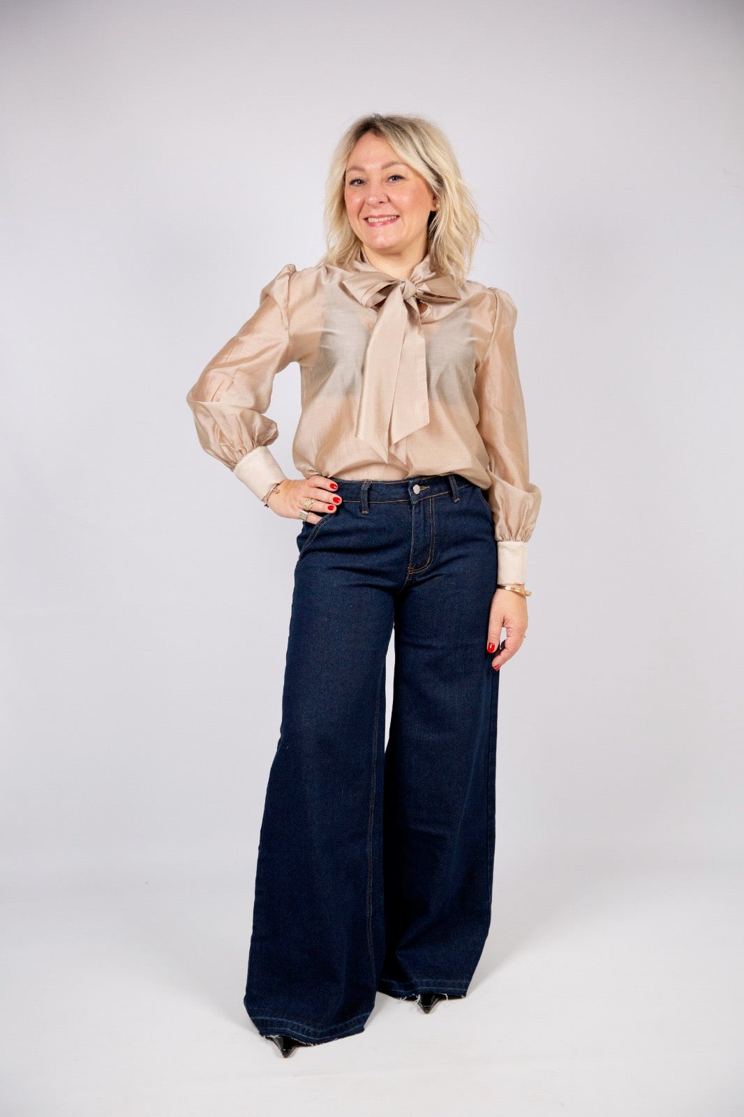 Kaos Blusa con fiocco