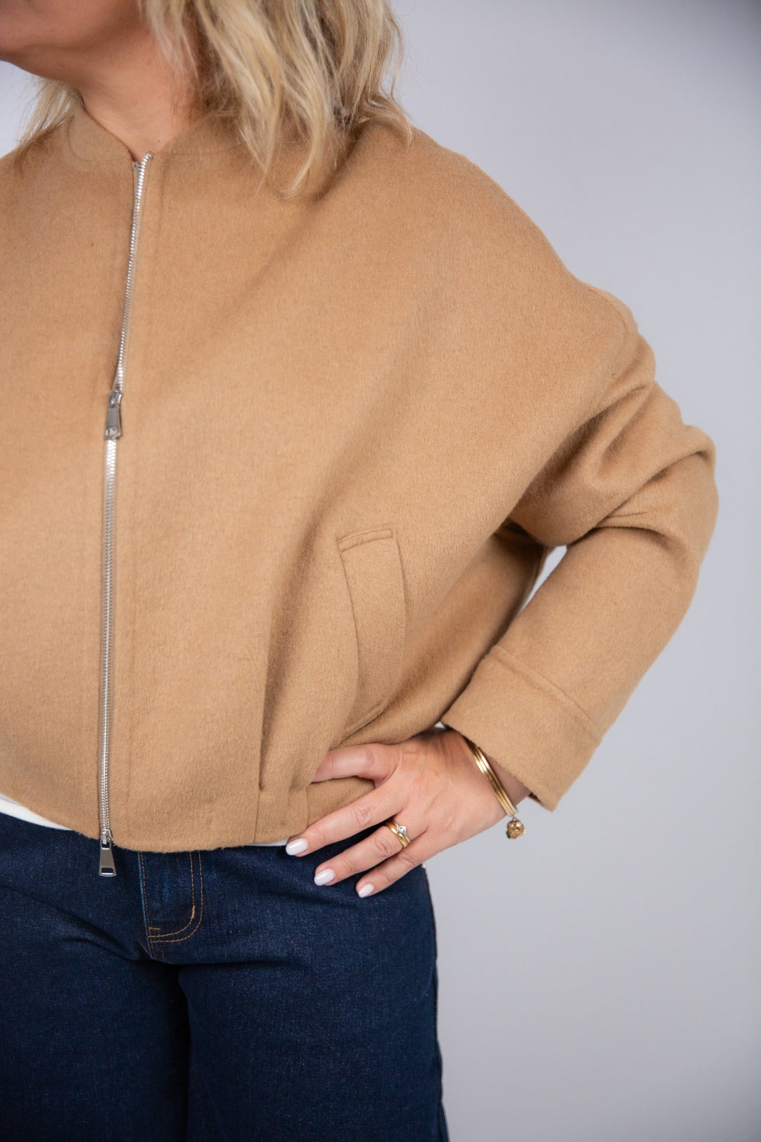 Kaos bomber cammello
