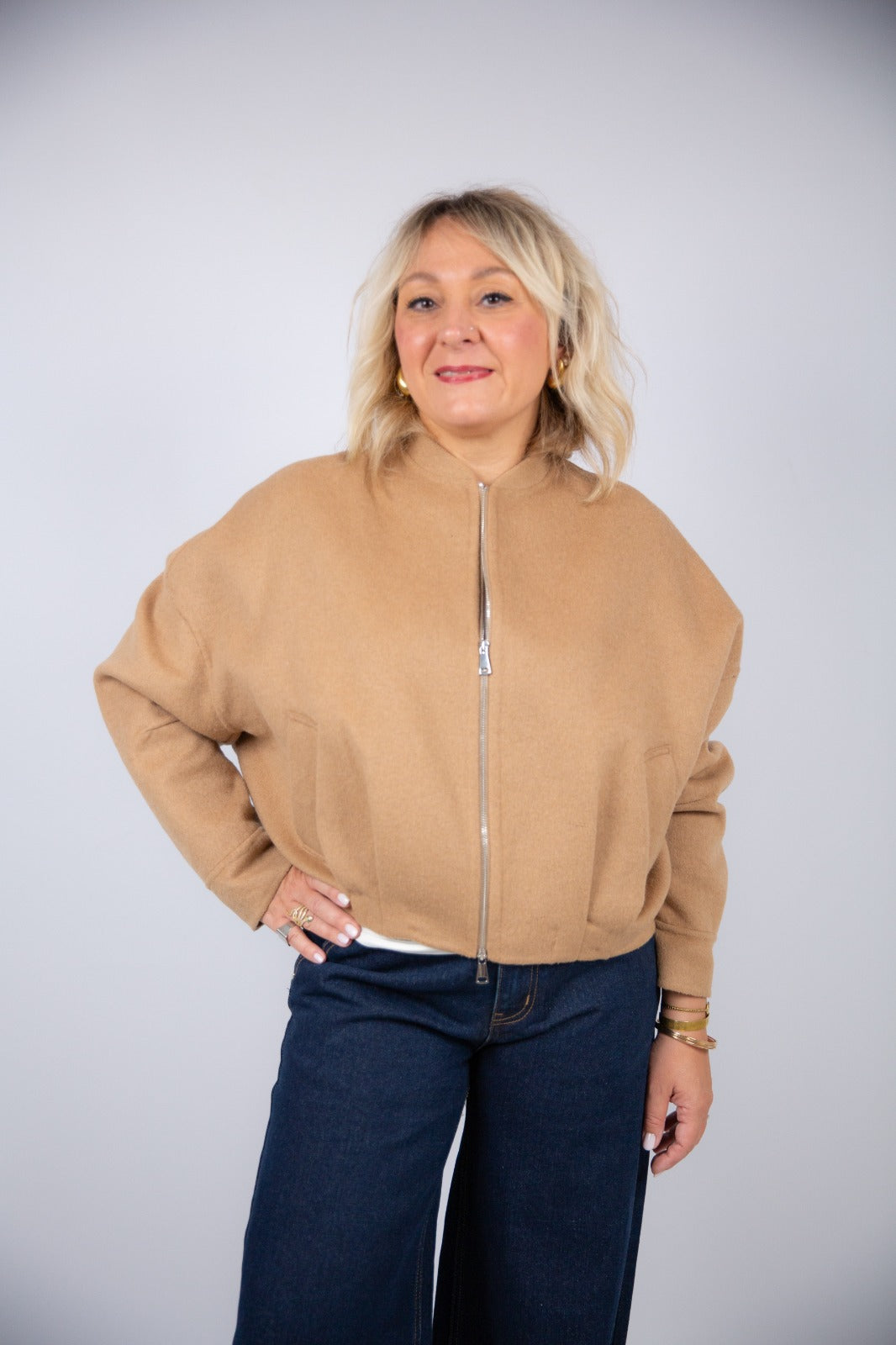 Kaos bomber cammello