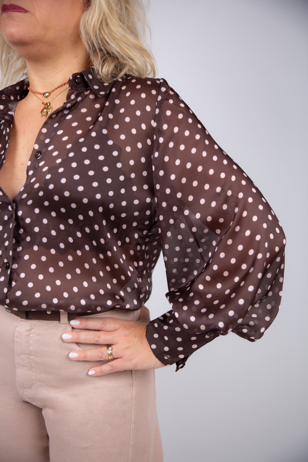 Motel diffusione moda camicia pois