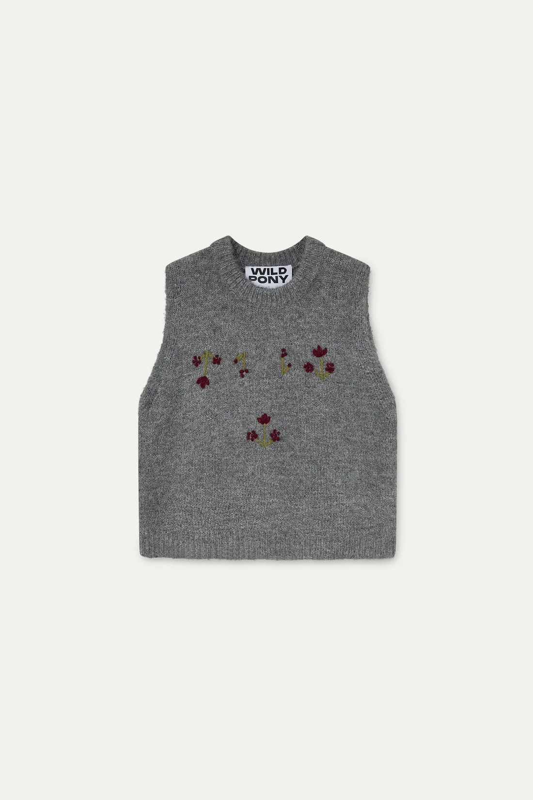 Wild pony Gilet in maglia con ricami