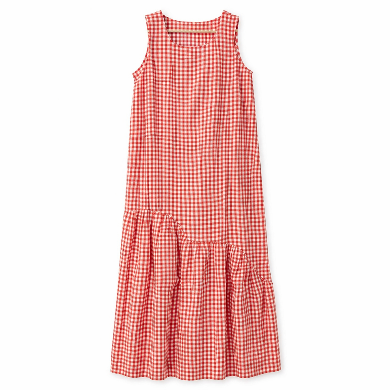 Compania fantastica vestito vichy midi in cotone
