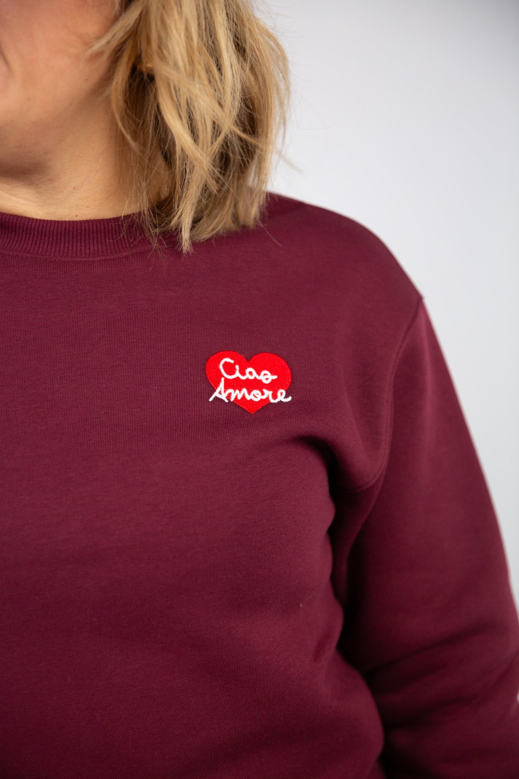 Super culture clothing felpa ciao amore