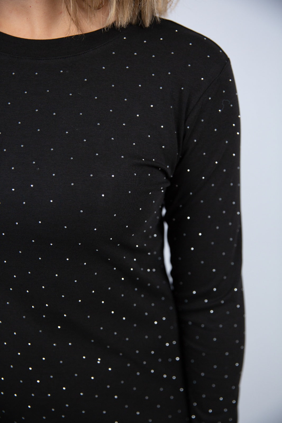 Wild pony vestito nero con punti luce