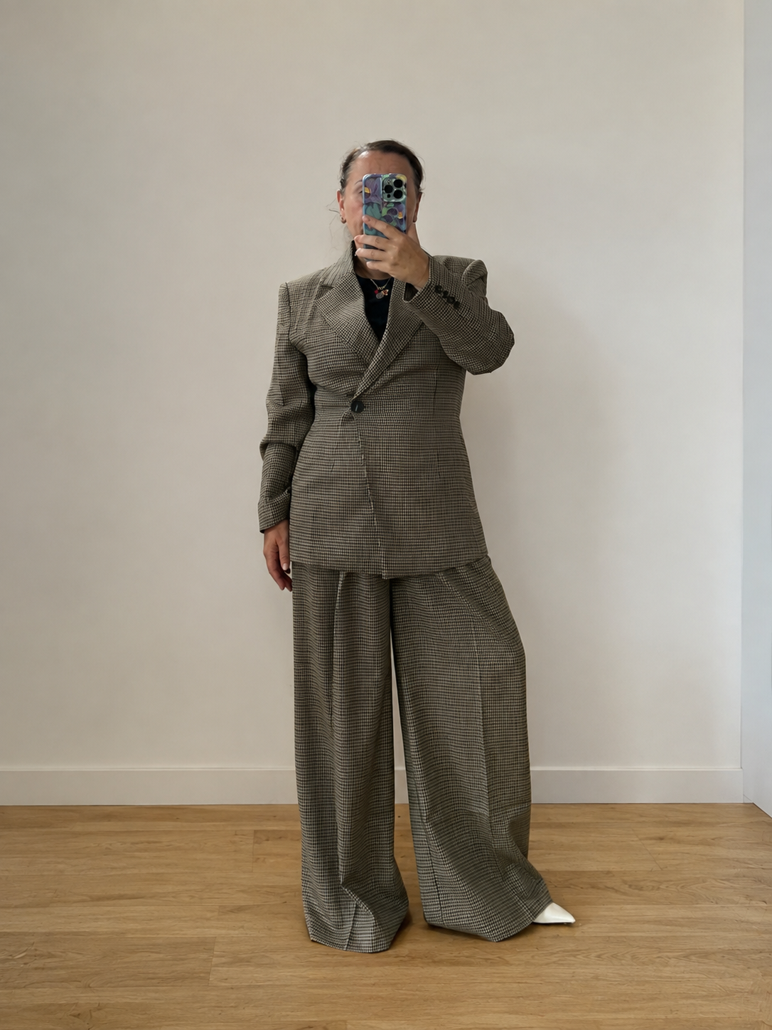 Grace & Mila pantalone palazzo check
