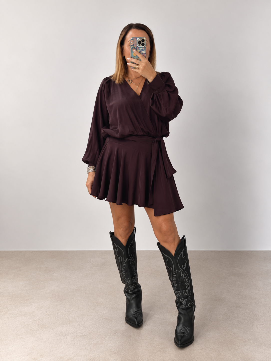 Kaos Vestito corto con cintura