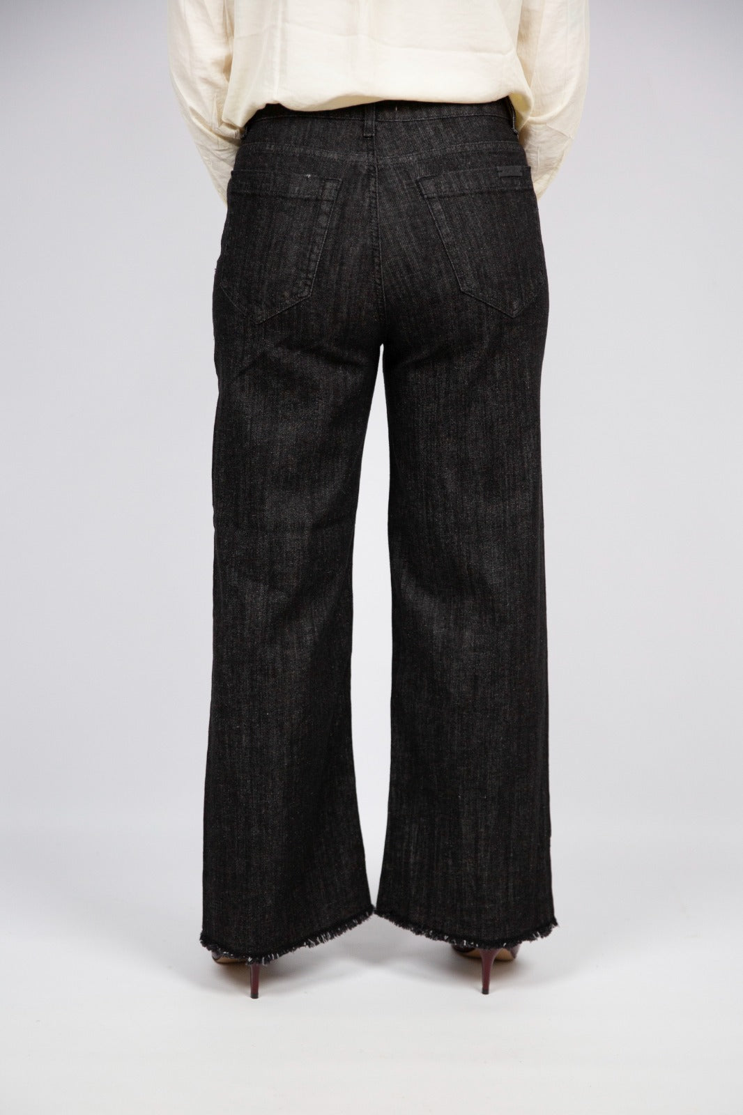 King Kong jeans grigio scuro a X trombetta