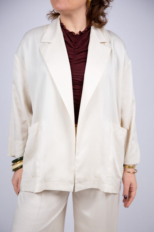 Icona kaos giacca a kimono con cintura