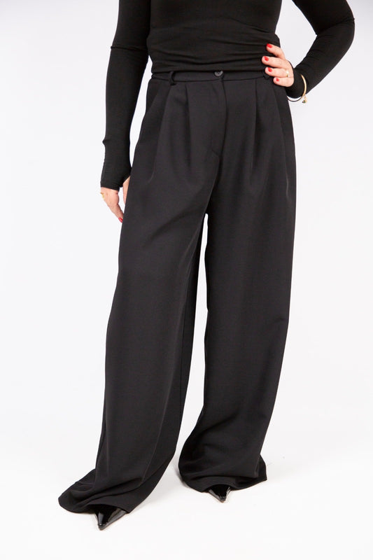 King Kong pantalone con pinces ed elastico dietro