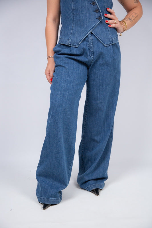 Kaos pantalone in jeans
