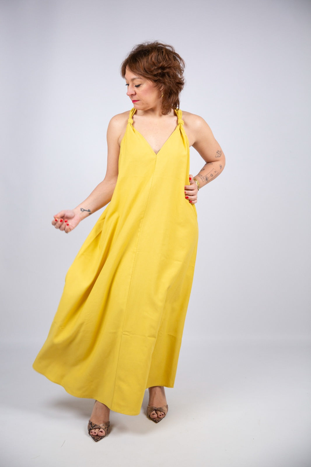 Wild pony vestito midi in viscosa