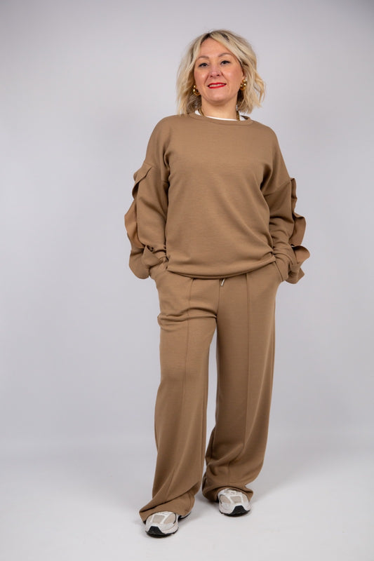 Spazio sand Tuta moka mousse