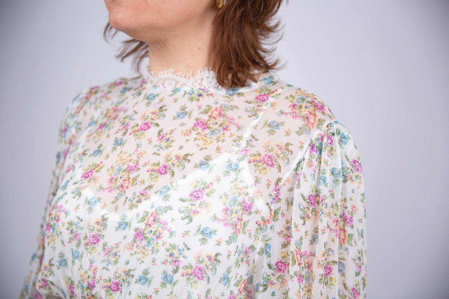 Motel diffusione moda Vestiti floreale con sottoveste