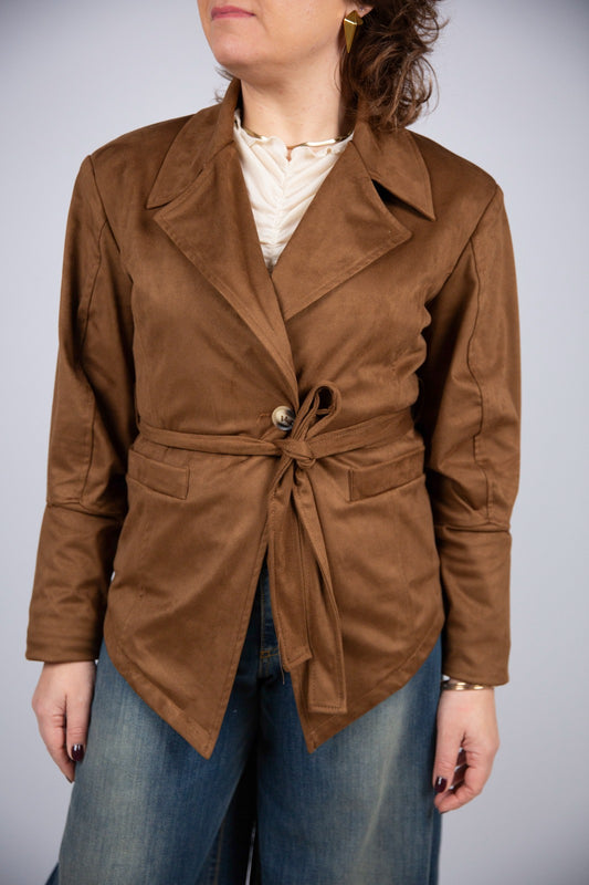 King Kong giacca in eco suede