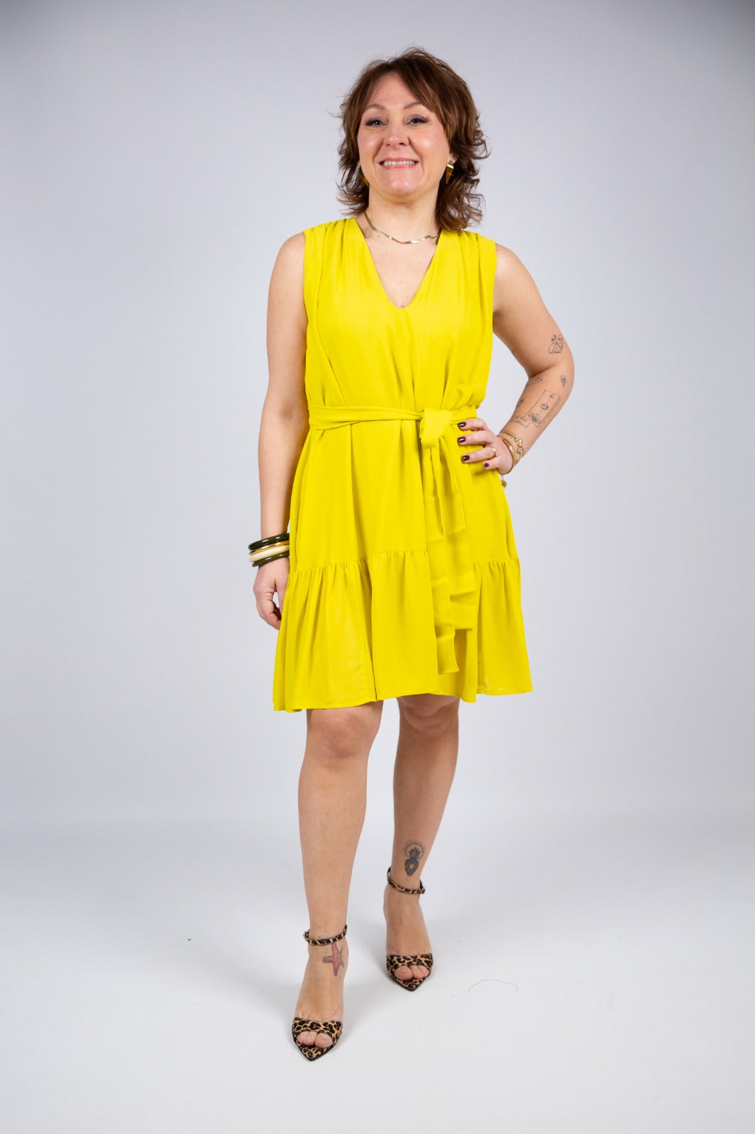 Icona kaos  abito corto con cintura