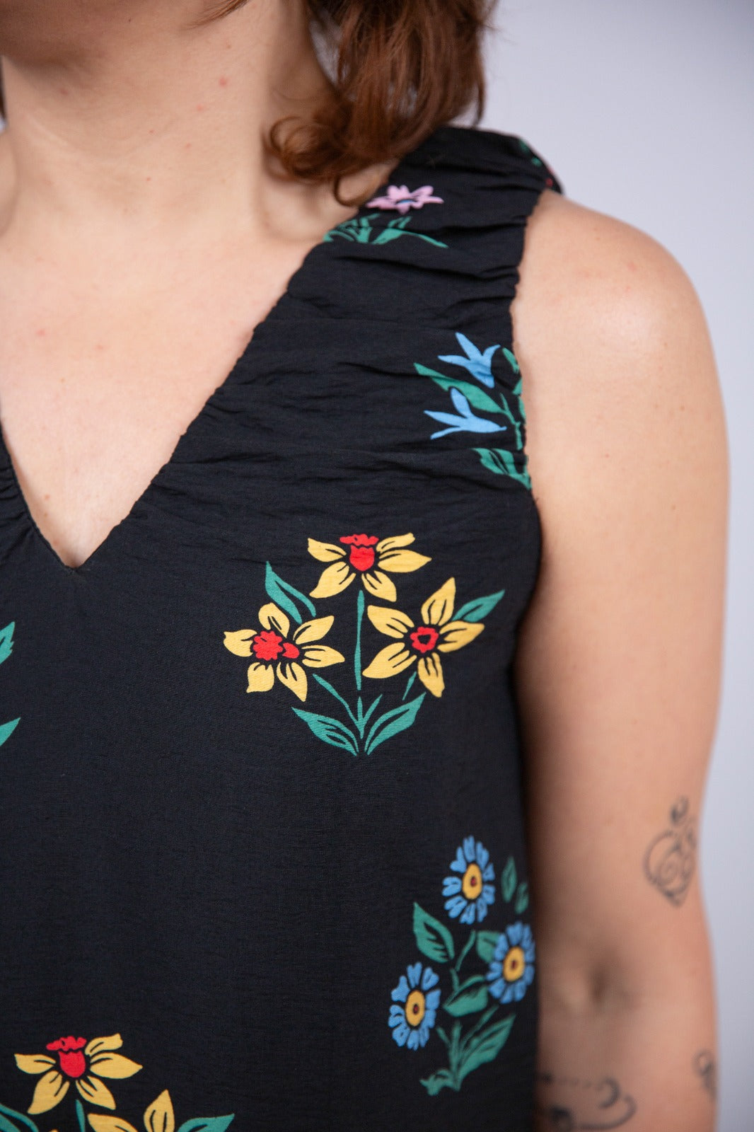 Compania fantastica vestito lungo floreale