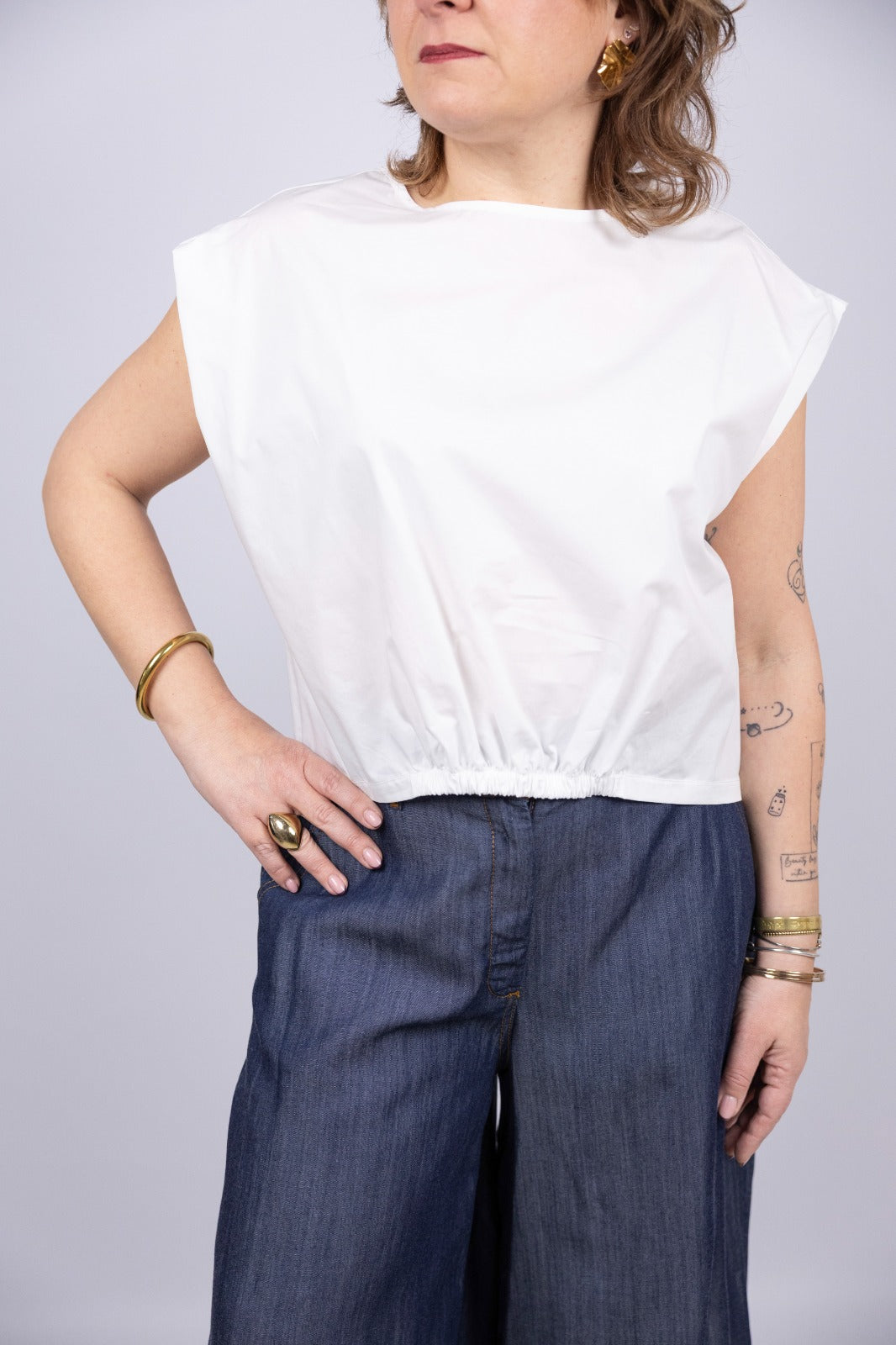 Kaos blusa in cotone