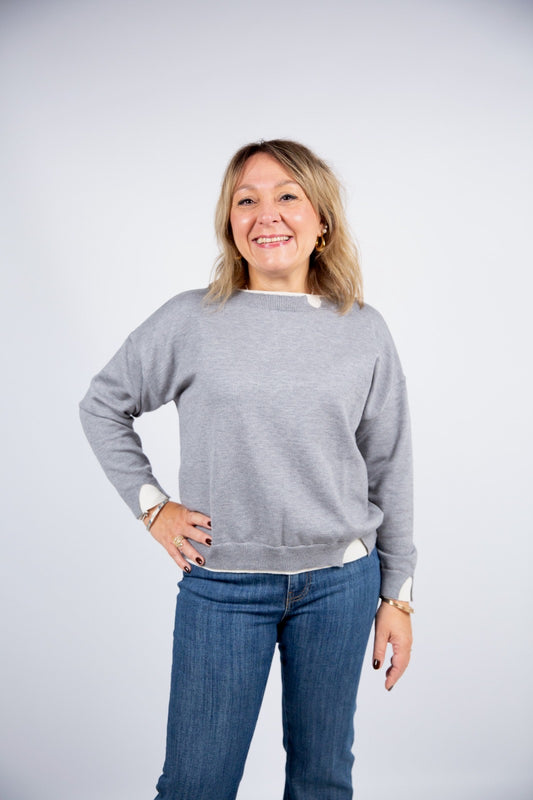 Bighet maglia girocollo doppia