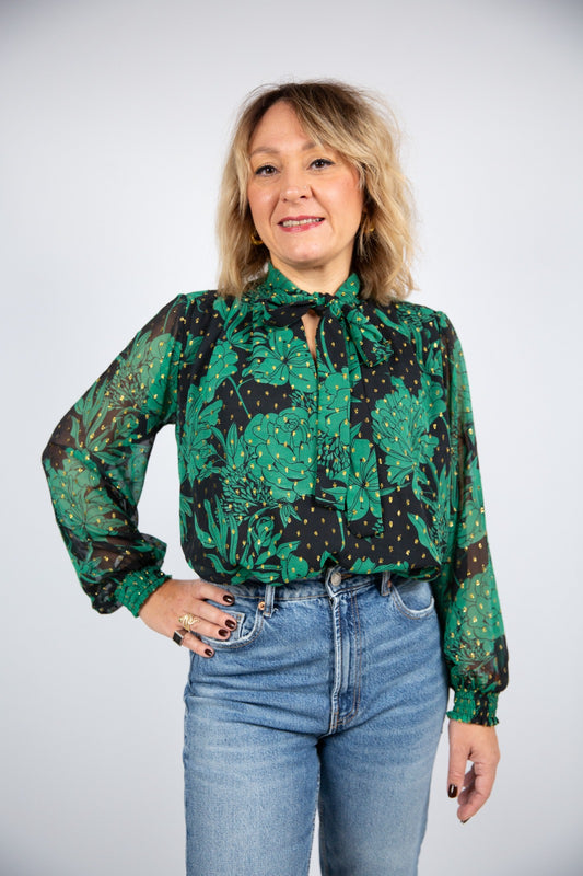 Wild pony blusa fantasia con fiocco