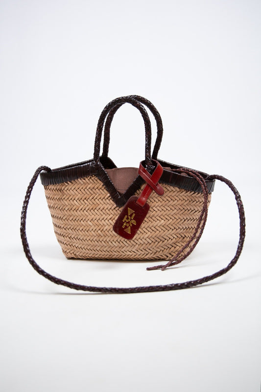 Vipera Monet bicolore taupe -chocolate