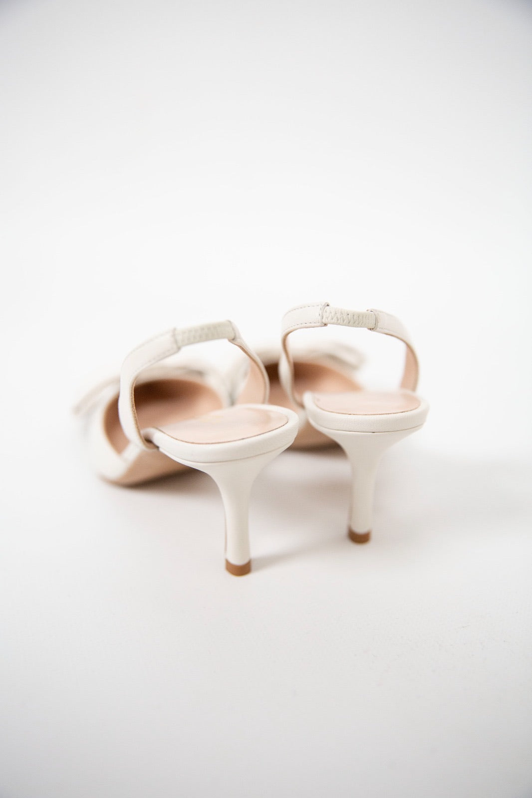 Lea gu slingback panna con fiocco