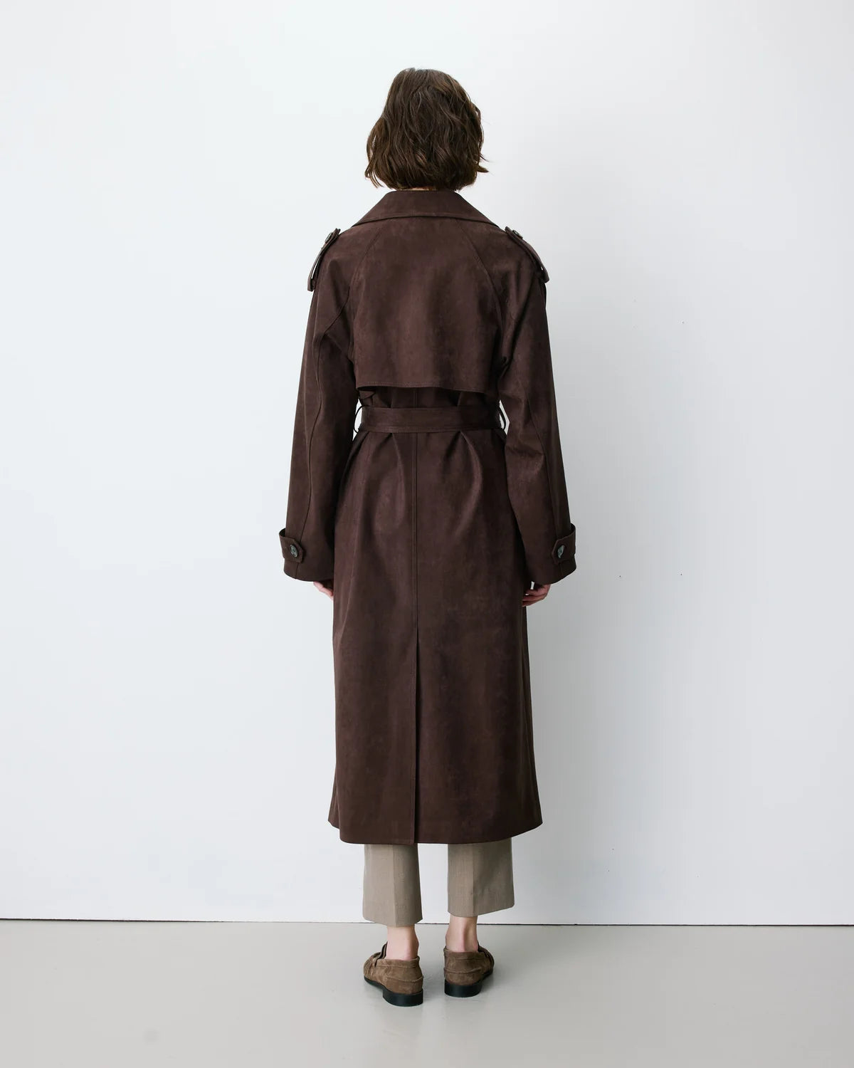 Grace & Mila trench eco renna cioccolato