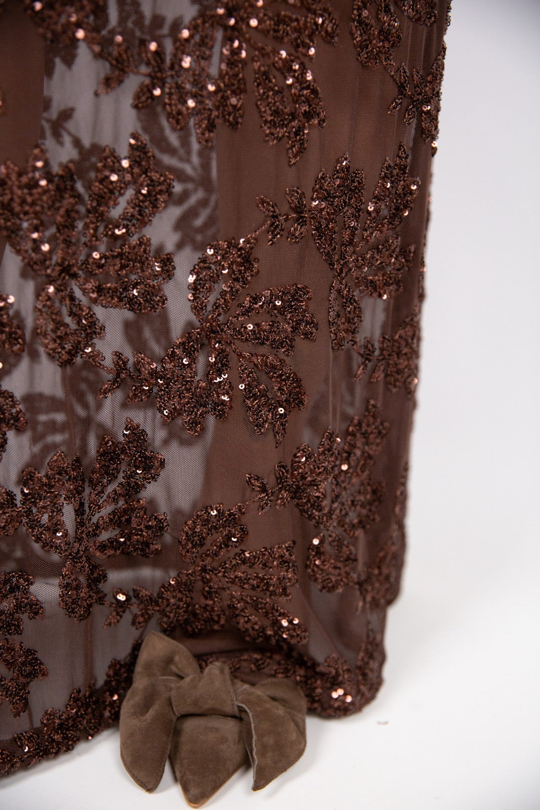 Spazio sand gonna paillettes con culotte