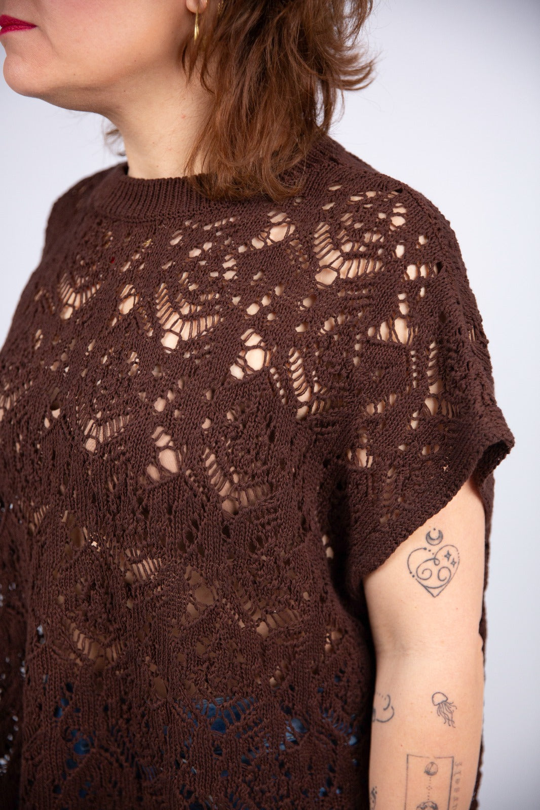 King Kong maglia in crochet di cotone