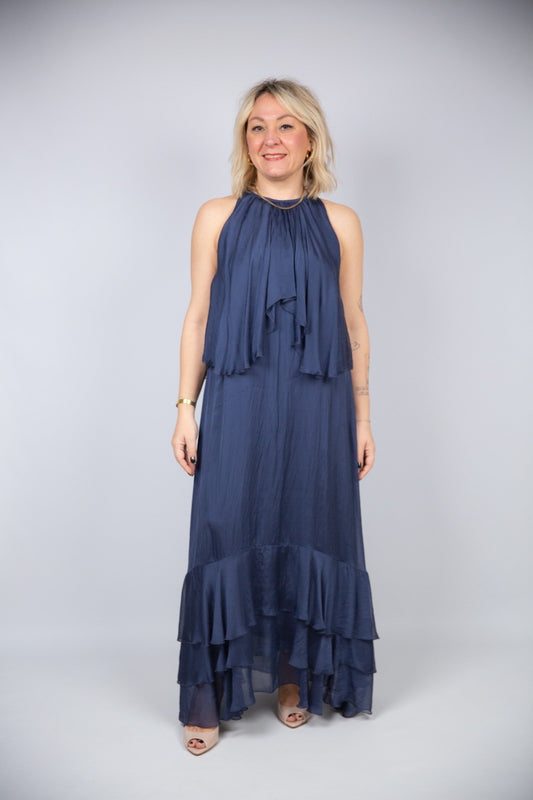 Kaos Vestito lungo blu