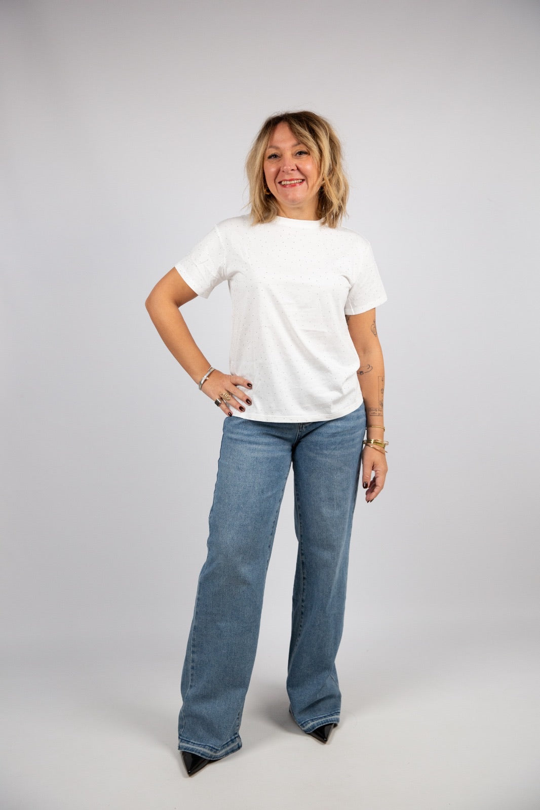 Wild pony t-shirt con punti luce