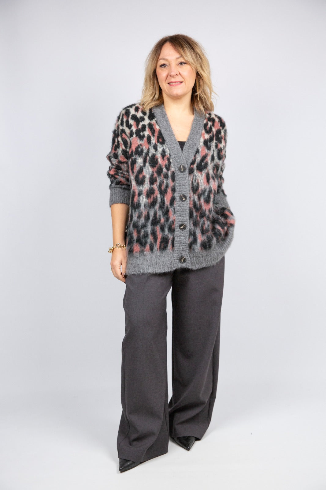 Tensione pantalone grigio antracite