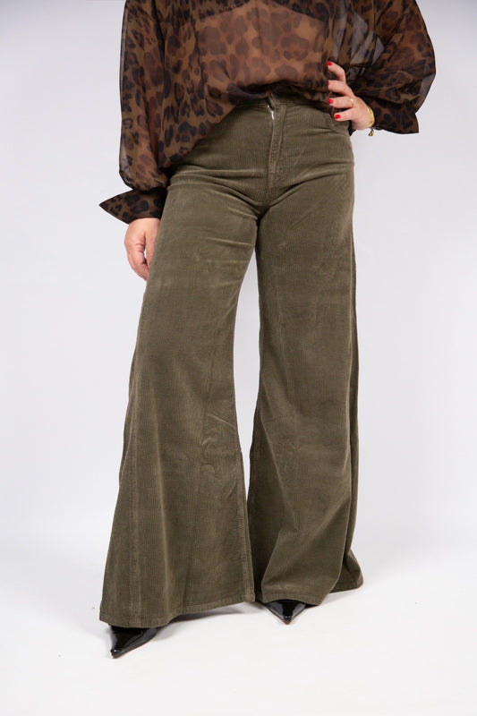 Kaos pantalone in velluto a coste