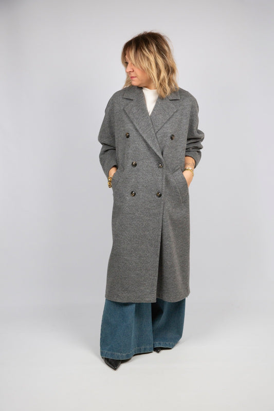 Motel Cappoto misto lana Grigio
