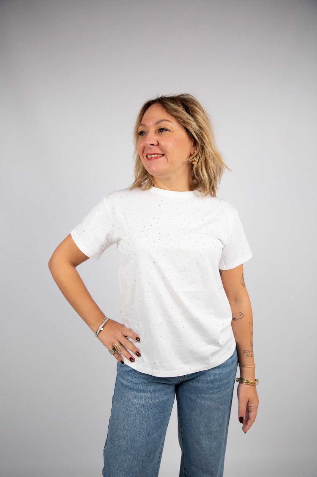 Wild pony t-shirt con punti luce