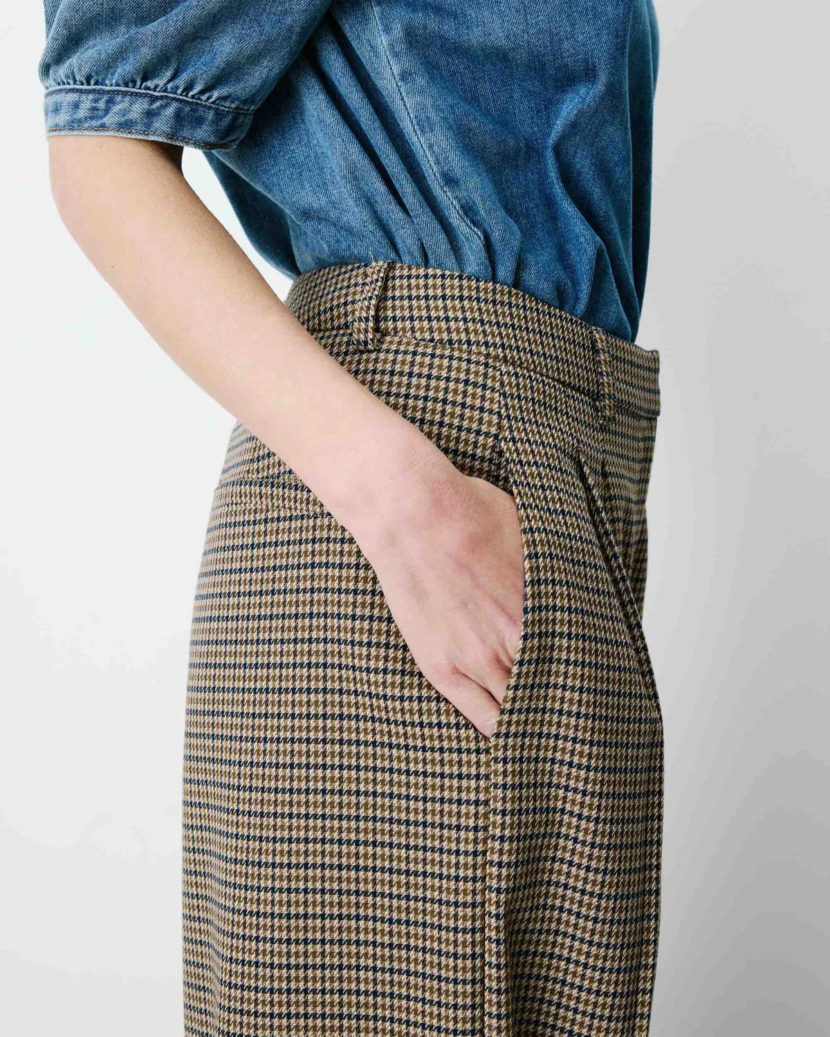 Grace & Mila pantalone palazzo check