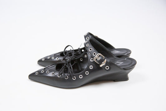 Alchimia sabort nero in pelle e borchie