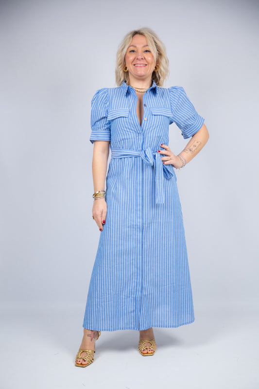 Wild pony Vestito chemisier azzurro