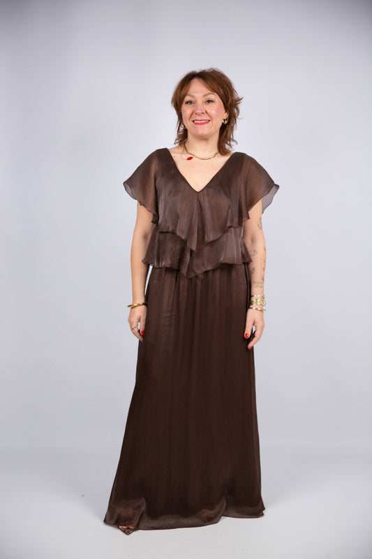 Motel diffusione moda Vestito a balze