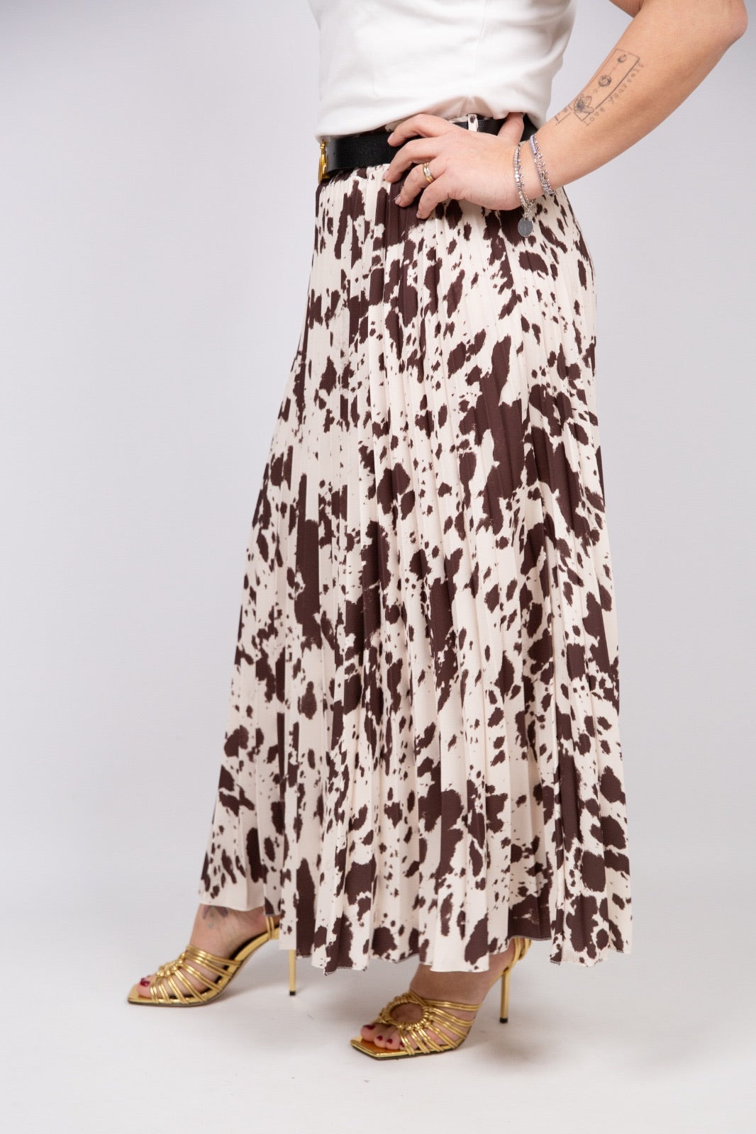 Atelier55 gonna cow print