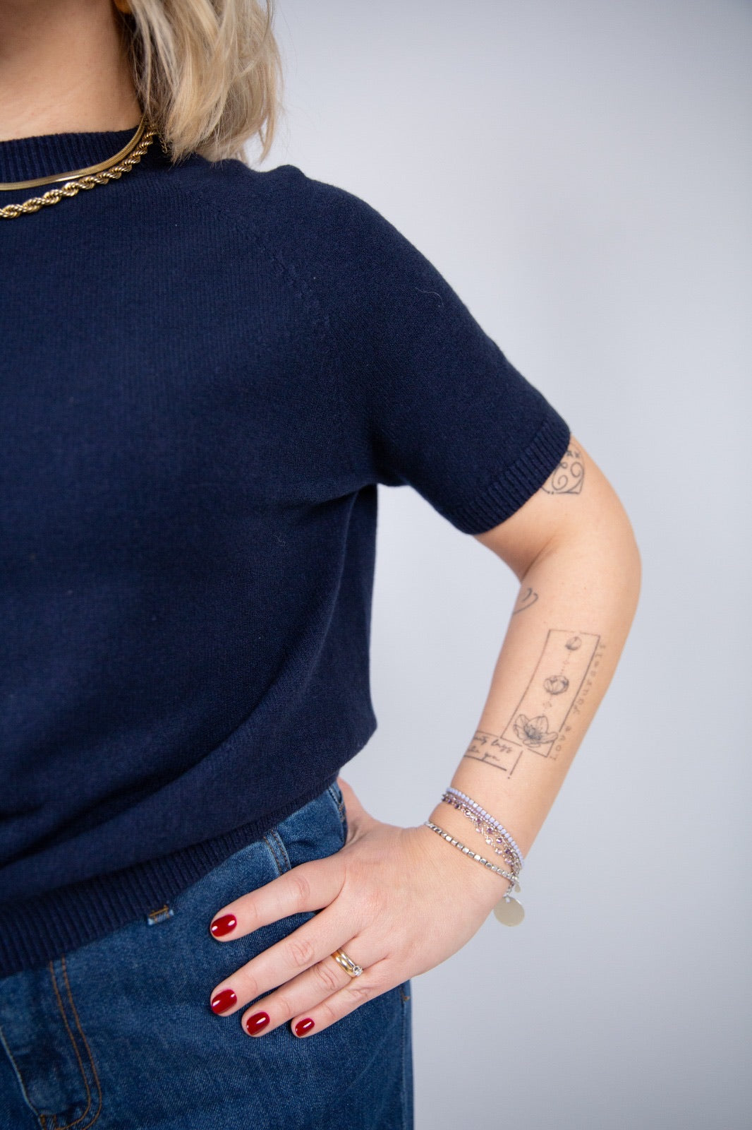 Spazio sand Maglia mezza manica Cindy