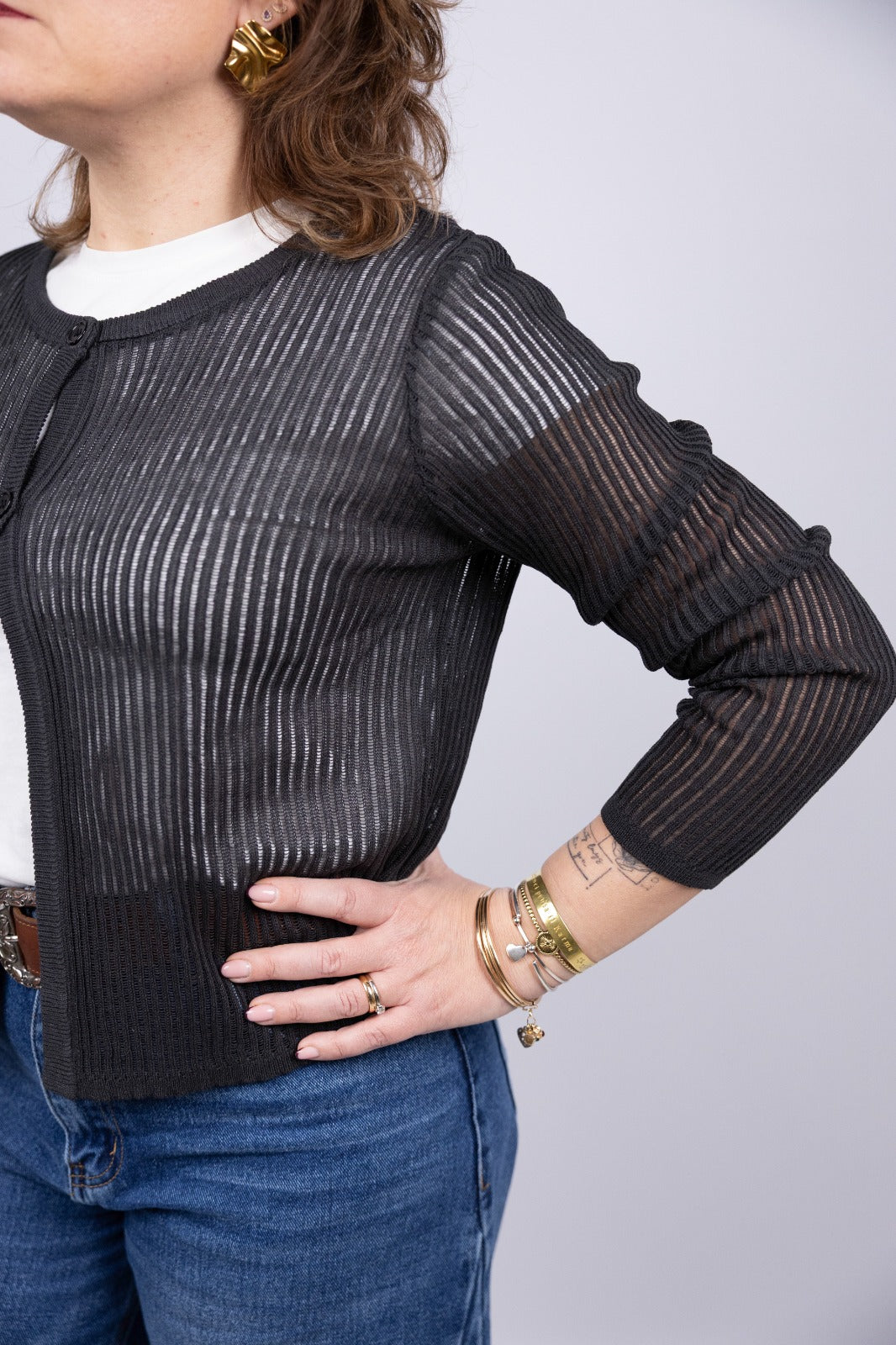 Compania fantastica cardigan due bottoni